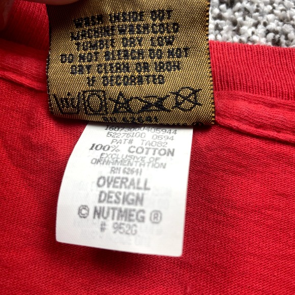 49ers Shirt Medium San Francisco USA Made Nutmeg Vintage 90s NFL Champions Men - Picture 5 of 10